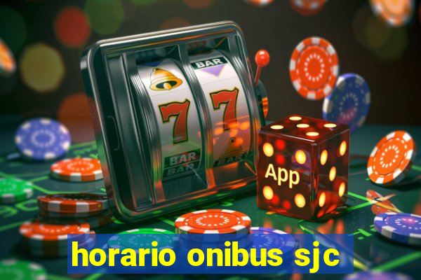 horario onibus sjc